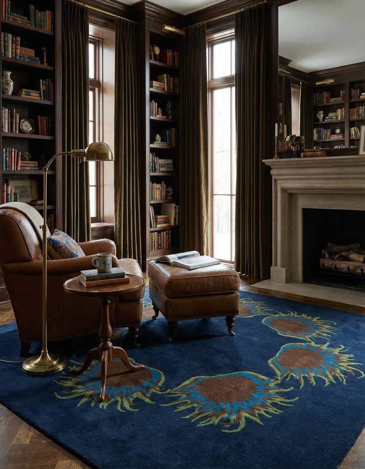 Detail image of 7' 7 x 7' 7 Luna Square Rug