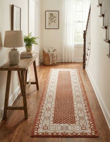 Rust Red Charlotte Runner Rug