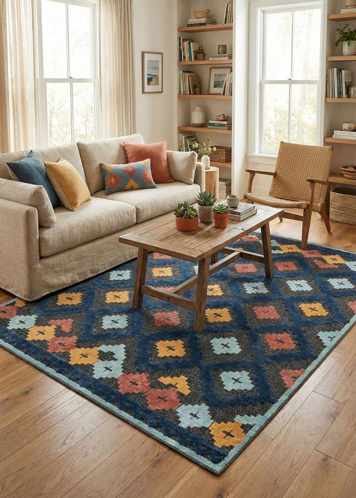 6' x 9' Easy-Clean Belize Indoor / Outdoor Rug