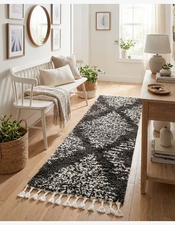 2' x 6' Serenity Shag Runner Rug