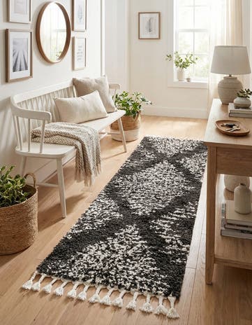 2' x 6' Serenity Shag Runner Rug