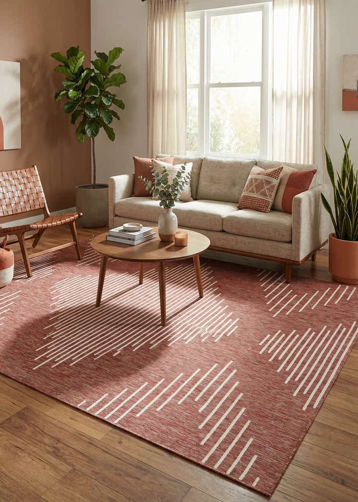 9' x 12' Easy-Clean Modern Indoor / Outdoor Rug