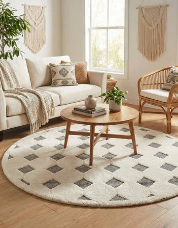6' x 6' Prismatic Round Rug