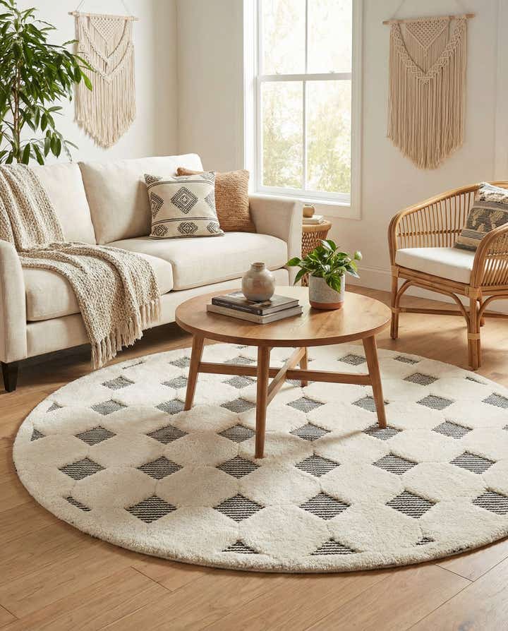 6' x 6' Prismatic Round Rug