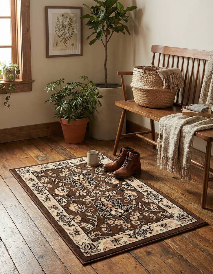 Detail image of 2' x 3' Kashan Design Rug