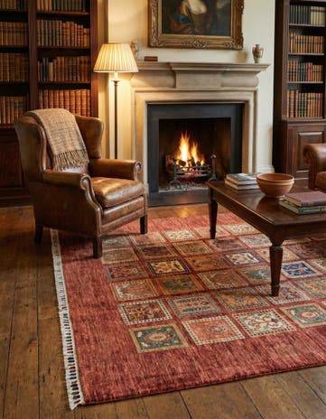 5' 8 x 7' 8 Hand Knotted Ariana Ziegler Rug