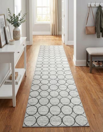3' x 19' 8 Lattice Trellis Runner Rug