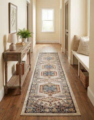 Cream Eden Runner Rug