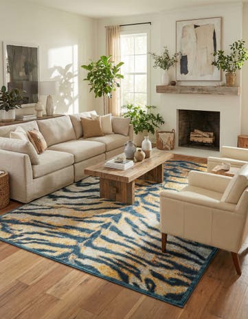 Light Brown Kamala Washable Rug