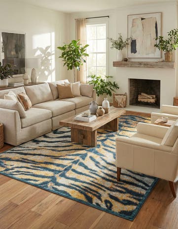 Light Brown Kamala Washable Rug