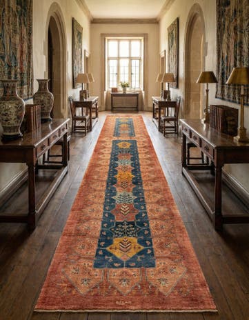 3' 2 x 9' 11 Luribaft Wool Runner Rug