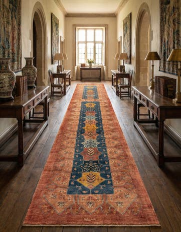 3' 2 x 9' 11 Luribaft Wool Runner Rug
