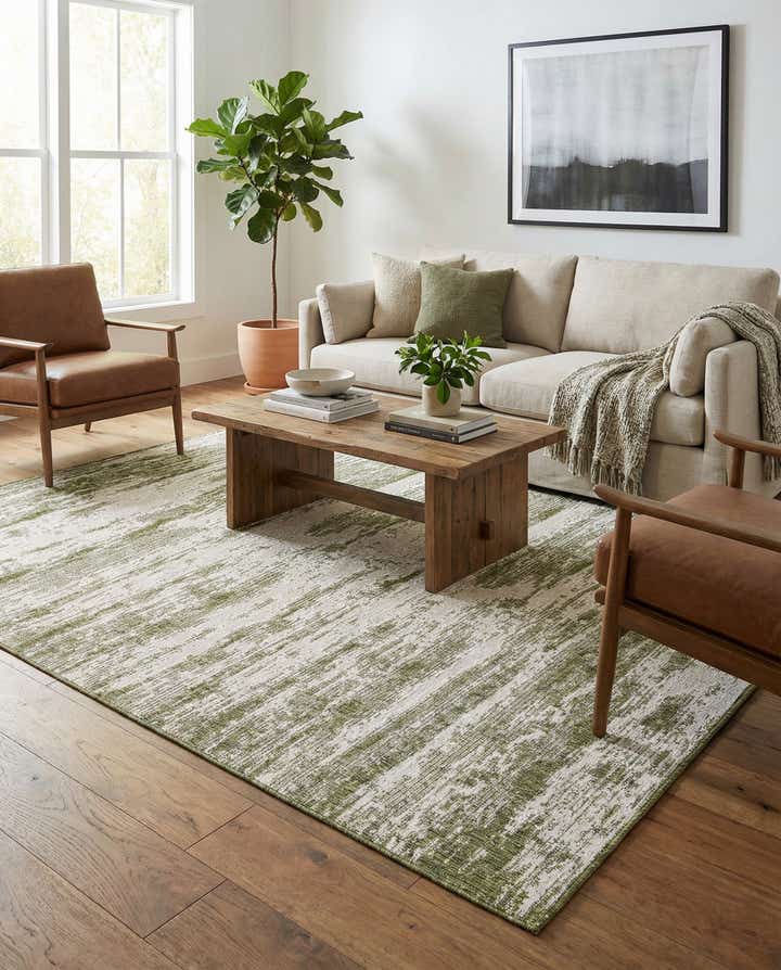 7' 10 x 11' Easy-Clean Modern Indoor / Outdoor Rug