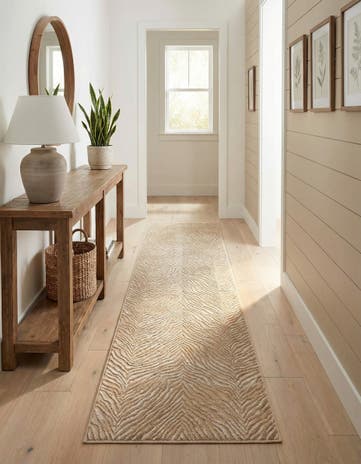 Ivory Beige Finsbury Runner Rug