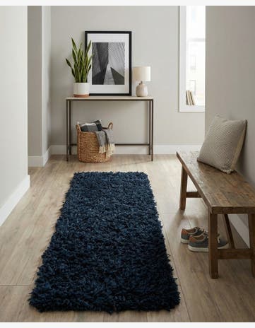 Aegean Blue Marilyn Monroe™ Shag Runner Rug