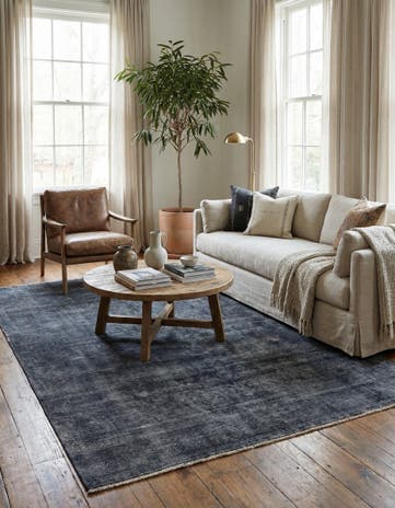 6' 2 x 9' 4 Hand Knotted Ultra Vintage Persian Wool Rug