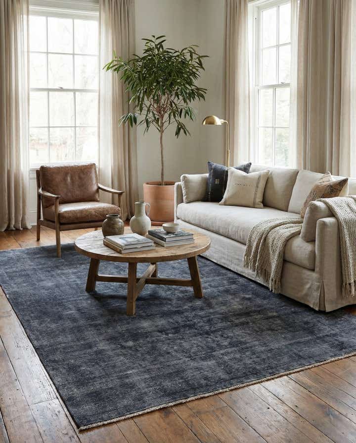 6' 2 x 9' 4 Hand Knotted Ultra Vintage Persian Wool Rug