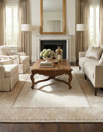 5' 9 x 7' 11 Hand Knotted Darya Wool Rug