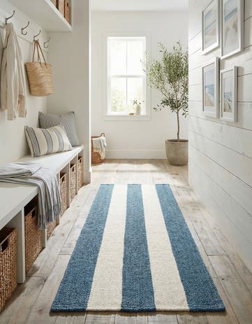 2' x 6' 1 Hand Woven Jill Zarin Hamptons Runner Rug