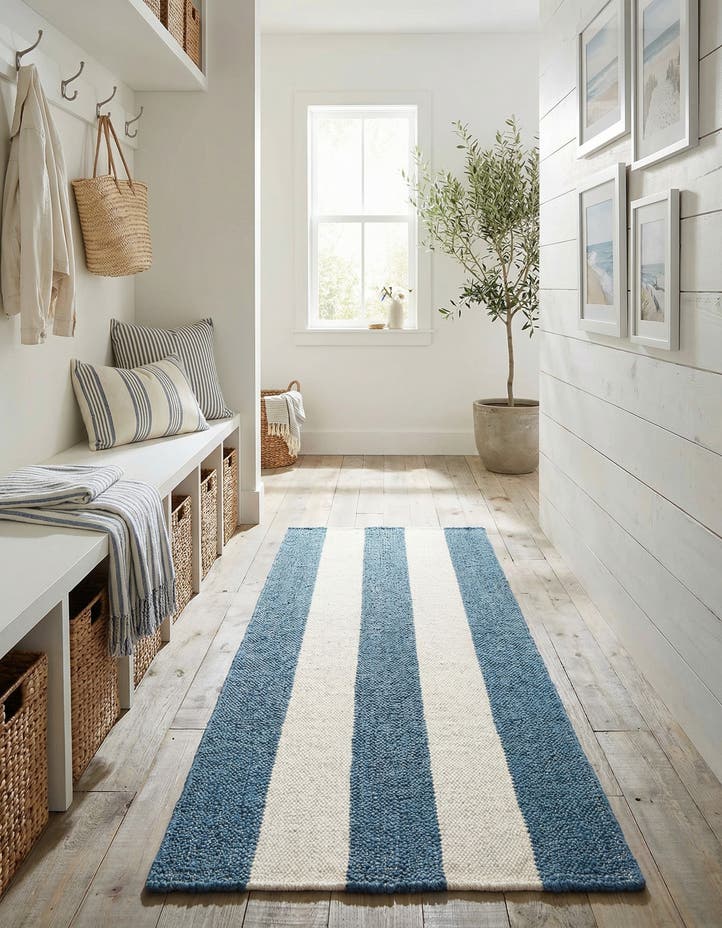 2' x 6' 1 Hand Woven Jill Zarin Hamptons Run...