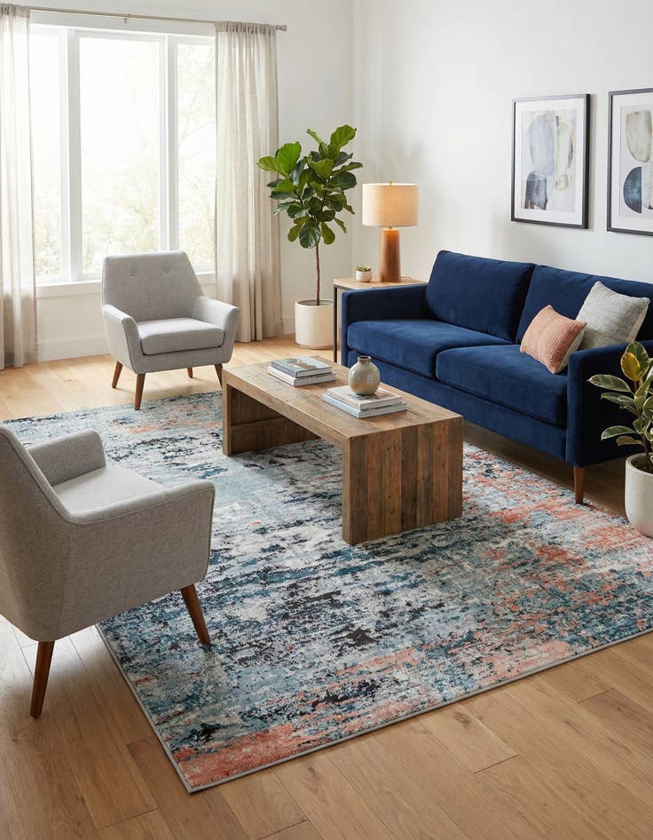 Detail image of  7' x 10' Leipzig Rug