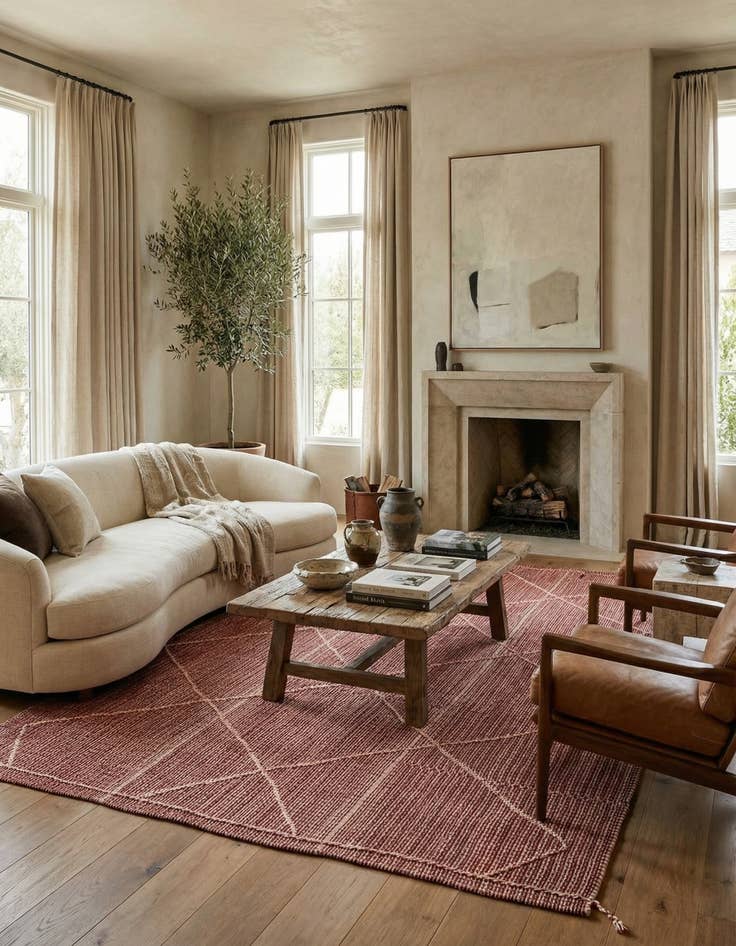 Detail image of 8' 7 x 12'  Hand Knotted Darya Wool Rug