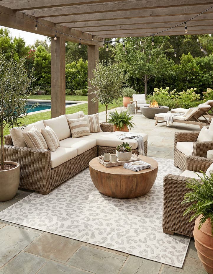 9' x 12' Easy-Clean Safari Indoor / Outdoor...