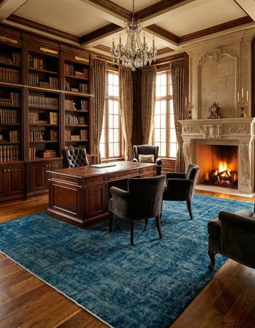 9' 5 x 12' 8 Vintage Royal Wool Rug