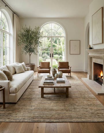 8' 3 x 11' 3 Hand Knotted Modern Ziegler Rug
