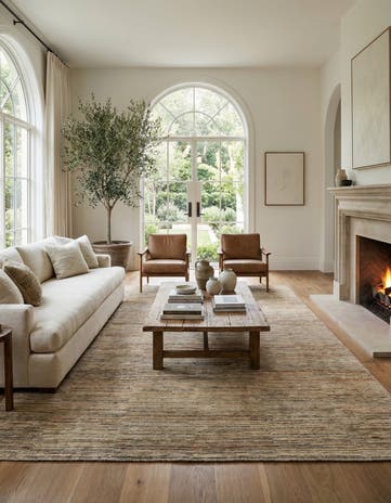 8' 3 x 11' 3 Hand Knotted Modern Ziegler Rug