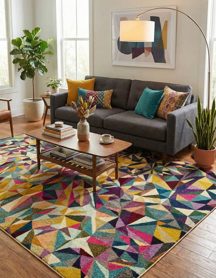 Detail image of 9' x 12' 2  Washable Casablanca Rug