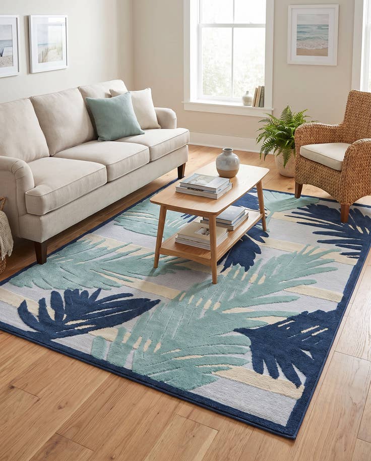 Detail image of 6' x 9' Easy-Clean Aruba Indoor / Outdoor Rug