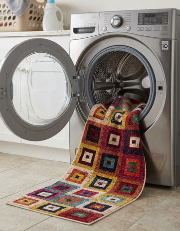 2' 2 x 6' 9 Washable Hyacinth Runner Rug
