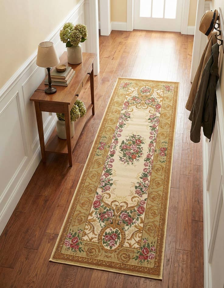 Detail image of  2' x 6'  Washable Traditional Indoor / Outdoor Runner Rug