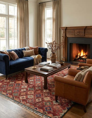 5' x 6' 7 Hand Knotted Ariana Ziegler Rug