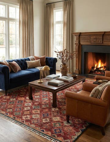 5' x 6' 7 Hand Knotted Ariana Ziegler Rug