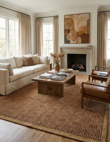 5' 6 x 8' 2 Juma Wool Rug