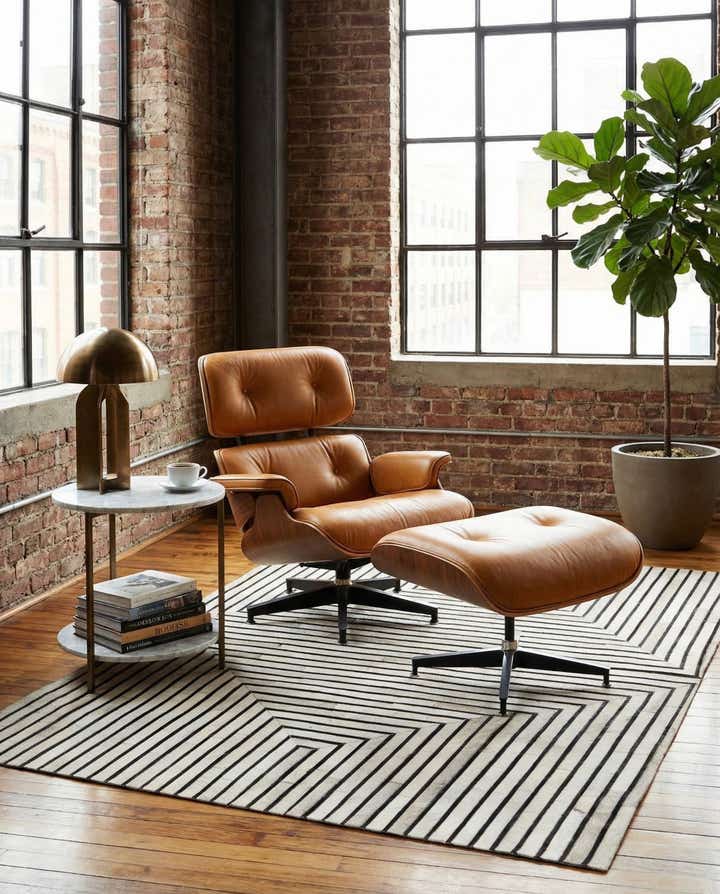 5' 5 x 7' 6 Cowhide - Patchwork Rug