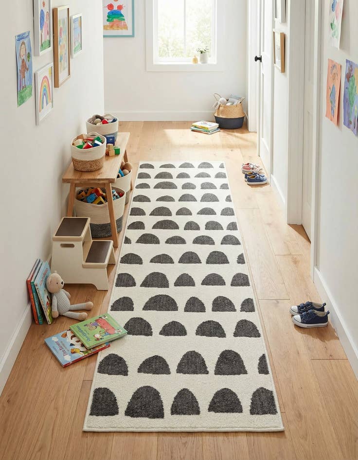 Detail image of  2' x 6' Whimsy Kids Runner Rug