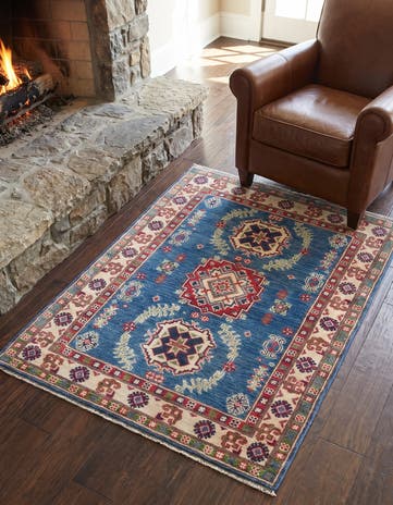 2' 10 x 3' 11 Hand Knotted Kazak Rug
