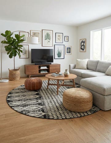 7' x 7' Cherokee Round Rug