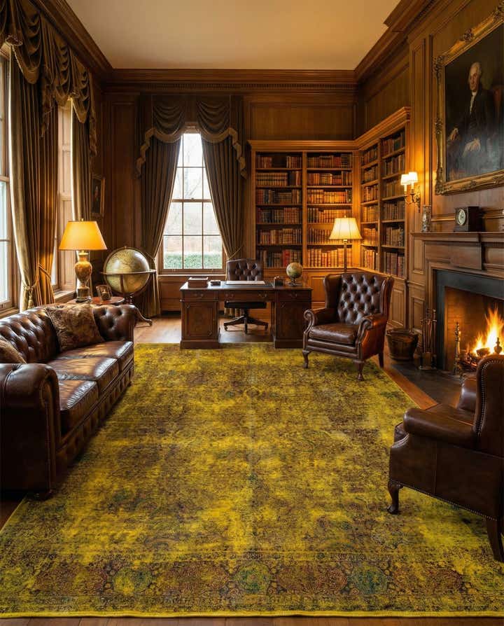 9' 7 x 12' 4 Vintage Royal Wool Rug