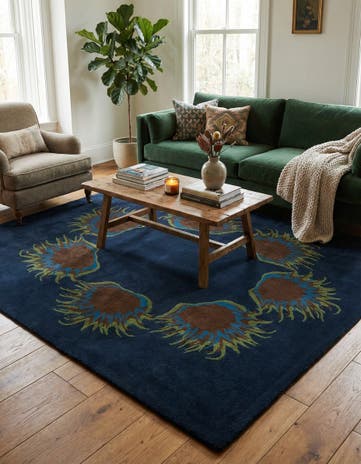 7' 5 x 7' 7 Luna Wool Square Rug