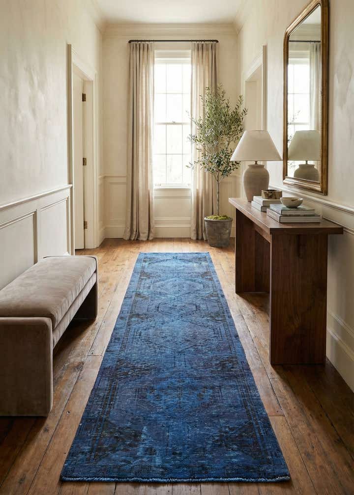 2' 6 x 11' Hand Knotted Ultra Vintage Persian Wool Runner Rug