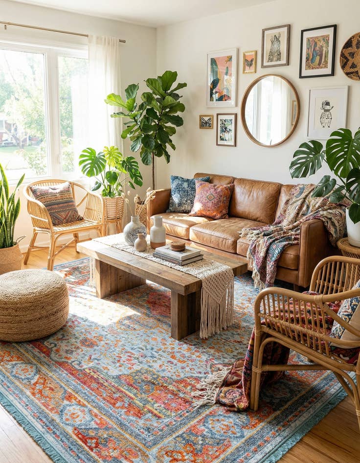 Detail image of 8' x 8' Havana Square Rug