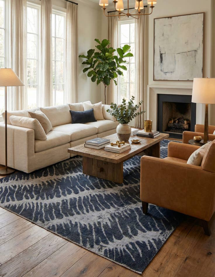 Detail image of 8' 1 x 11'  Hand Knotted Ultra Vintage Persian Wool Rug