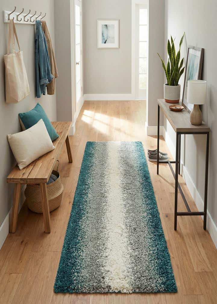 2' 7 x 8' Soft Touch Shag Runner Rug