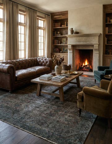 8' x 13' 4 Hand Knotted Ultra Vintage Persian Wool Rug