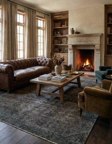 8' x 13' 4 Hand Knotted Ultra Vintage Persian Wool Rug