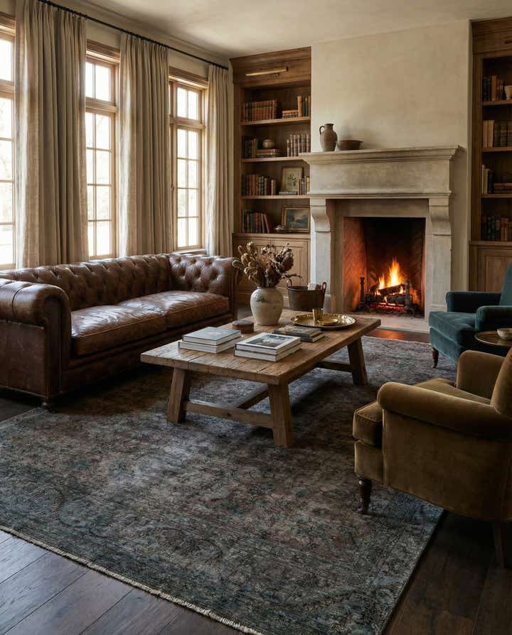 8' x 13' 4 Hand Knotted Ultra Vintage Persian Wool Rug